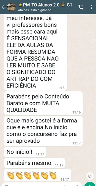 Depoimento de aluno 4